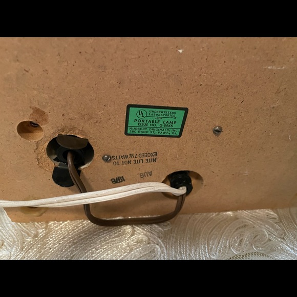 Vintage 70’s Nursery table lamp // Children’s table lamp - Picture 5 of 6